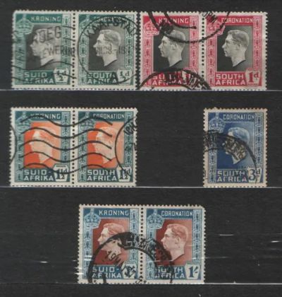 Лот: 25776426. Фото: 1. Брит. Южная Африка 1937-47_005-006. Марки