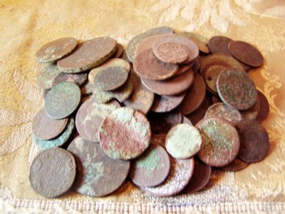 Лот: 5546137. Фото: 1. 87 уставших монет. Одним лотом... Россия до 1917 года