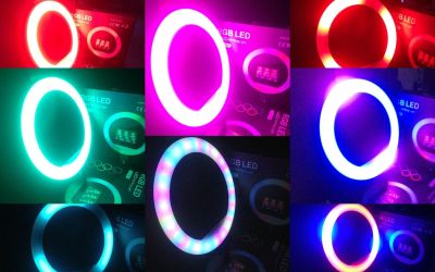 Лот: 16953923. Фото: 1. Лампа RGB LED RL-18(45cм). Штативы, держатели