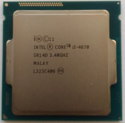 Лот: 13748036. Фото: 1. Процессор Intel® Core™ i5-4670... Процессоры