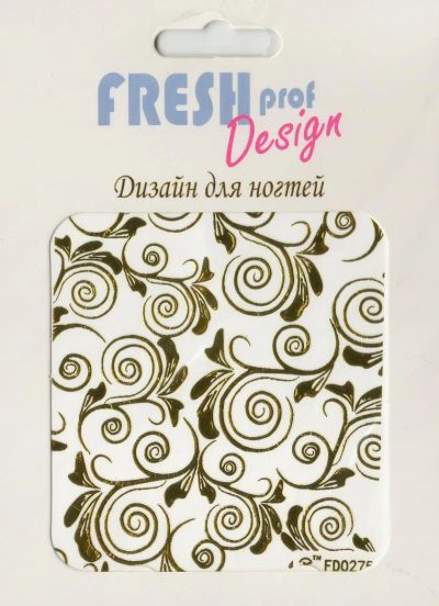 Лот: 6265808. Фото: 1. Наклейки металлические Fresh Proff... Украшения, дизайн ногтей