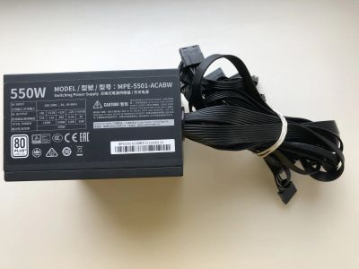 Лот: 22561725. Фото: 1. БП 550W CoolerMaster MPE-5501-ACABW... Корпуса, блоки питания