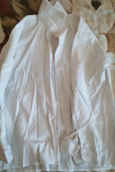 Лот: 11176462. Фото: 1. Рубашка белая. Рубашки, блузки, водолазки