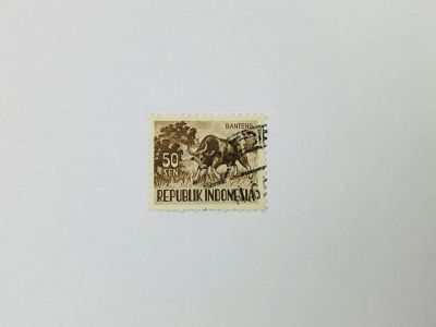 Лот: 23963559. Фото: 1. Фауна. Бантенг. Фауна. Индонезия... Марки