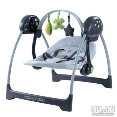 Лот: 9653040. Фото: 1. Качеля шезлонг Happy Baby. Ходунки, прыгунки, качели