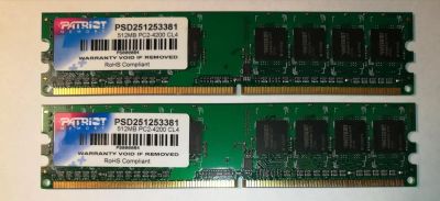 Лот: 10946401. Фото: 1. Оперативная память Patriot DDR2... Оперативная память
