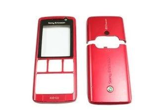 Лот: 25352894. Фото: 1. Корпус Sony Ericsson K610 Красный. Корпуса, клавиатуры, кнопки