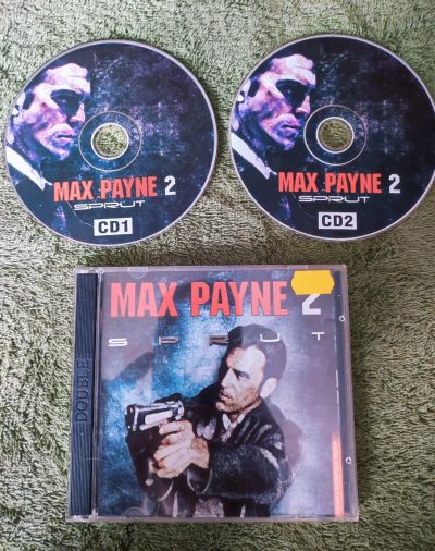 Лот: 20109329. Фото: 1. Игровой диск ( 2 cd) ПК Max Payne... Игры для ПК