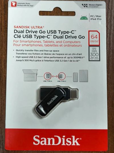 Лот: 25810383. Фото: 1. Флешка USB 64 ГБ SanDisk Ultra... USB-флеш карты