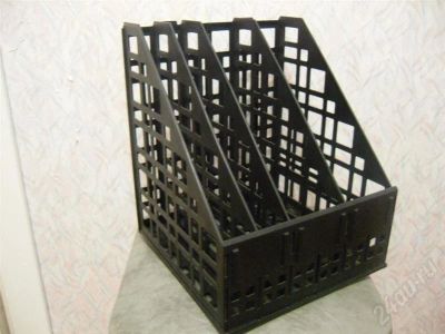 Лот: 725683. Фото: 1. Подставка для бумаг - 4 секции. Оргтехника, ПО, серверы