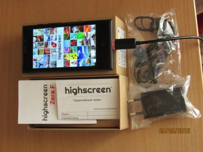 Лот: 7641823. Фото: 1. 4-х ядерный смартфон Highscreen... Смартфоны