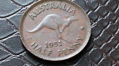 Лот: 9065800. Фото: 1. 534 1/2 пенни 1951 год Австралия. Остальные страны