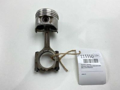 Лот: 25404277. Фото: 1. Поршень с шатуном Mitsubishi Pajero... Двигатель и элементы двигателя