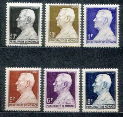 Лот: 25858016. Фото: 1. Монако 1948-49_В9. Марки