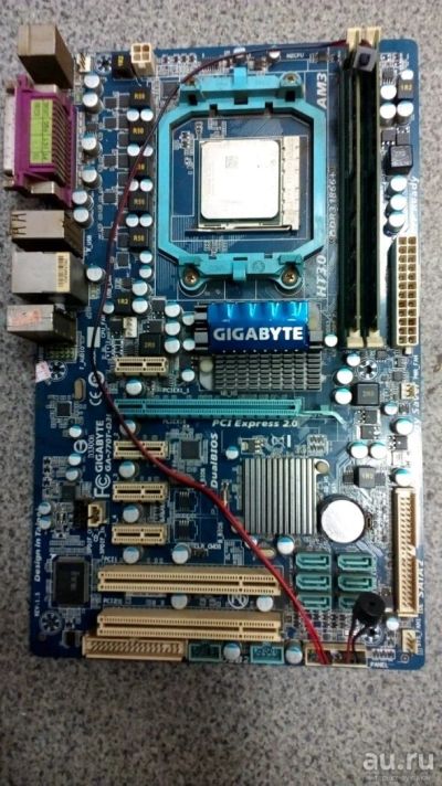 Лот: 10054753. Фото: 1. Комплект Ga-770t-d3l + athlon... Материнские платы