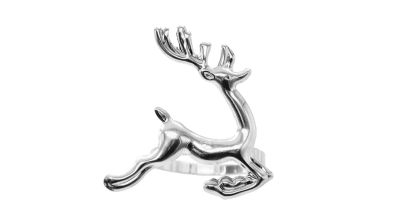 Лот: 24842881. Фото: 1. Кольцо для салфеток 2 шт. Олень... Другое (посуда, кухонная утварь)