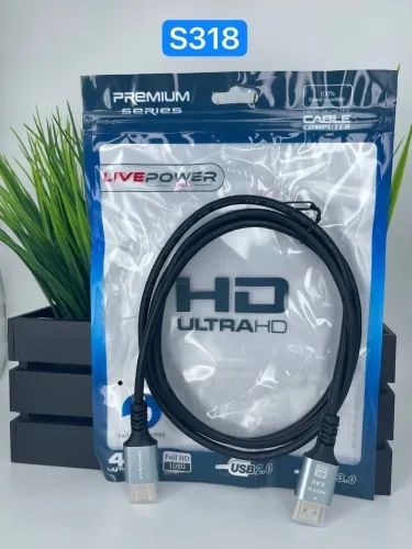 Лот: 24426441. Фото: 1. Кабель HDMI-HDMI 4K ver. 2.0 1... Шлейфы, кабели, переходники