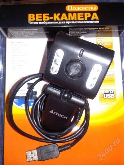 Лот: 2609498. Фото: 1. A4-Tech WebCam <PK-333E> (5Mpx... Веб-камеры