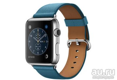 Лот: 8716725. Фото: 1. Apple Watch 42 мм, нержавеющая... Смарт-часы, фитнес-браслеты, аксессуары