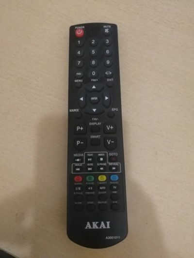 Лот: 16707726. Фото: 1. Пульт akai a3001011 б/у. Пульты ДУ