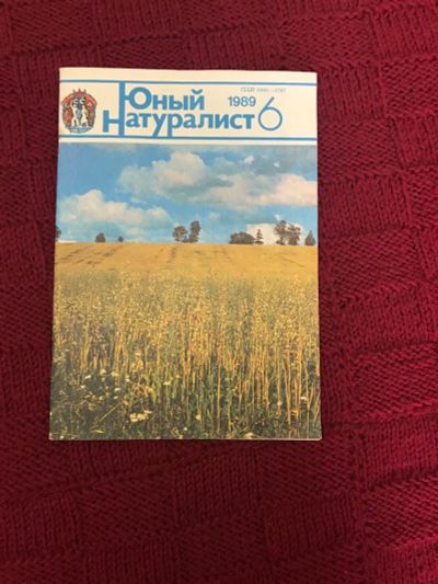 Лот: 17462387. Фото: 1. Журнал "Юный натуралист", 1989... Другое (журналы, газеты, каталоги)