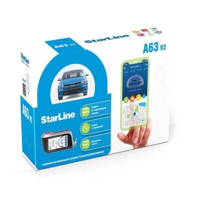 Лот: 25612062. Фото: 1. Автосигнализация StarLine A63... Автомобильные сигнализации