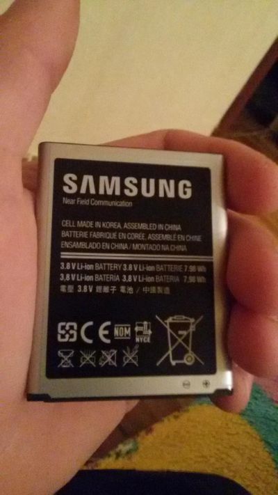 Лот: 7490872. Фото: 1. батарея на Samsung Galaxy S3 оригинал... Аккумуляторы