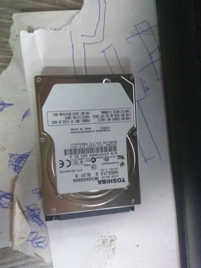 Лот: 9850508. Фото: 1. жесткий диск toshiba mk5065gsxn... Жёсткие диски (HDD)