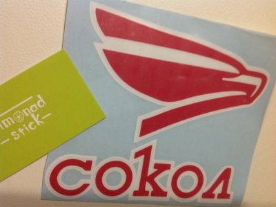 Лот: 4881135. Фото: 1. ХК Сокол наклейка на заднее стекло... Наклейки автомобильные