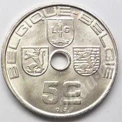 Лот: 216478. Фото: 1. Бельгия. 5 сантим 1938г. Редкость... Европа