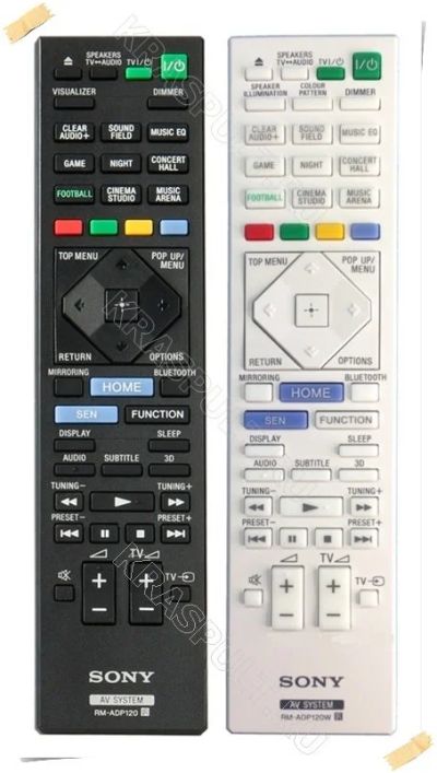 Лот: 15906982. Фото: 1. Пульт SONY RM-ADP120, RM-ADP120W. Пульты ДУ