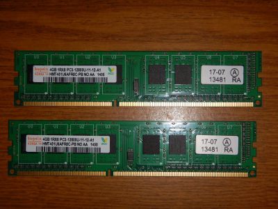 Лот: 12958117. Фото: 1. DDR3-1600 (PC3-12800) 8Gb (2x4Gb... Оперативная память