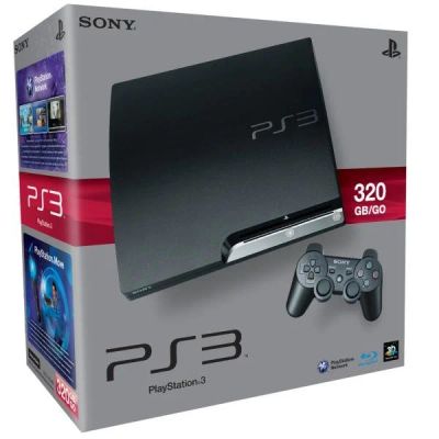 Лот: 11393384. Фото: 1. Playstation 3 Slim 320 Gb Ps 3... Консоли