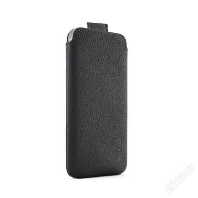 Лот: 2421660. Фото: 1. Чехол Belkin iPhone 5 черный. Чехлы, бамперы