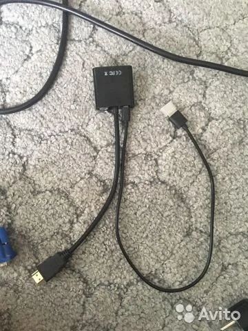 Лот: 17560667. Фото: 1. Переходник HDMI-VGA. Шлейфы, кабели, переходники
