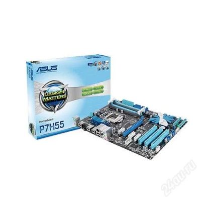 Лот: 1468533. Фото: 1. ASUS P7H55 Intel Socket 1156 озу... Материнские платы
