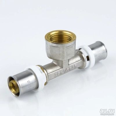 Лот: 15820086. Фото: 1. Тройник В. Р. 26*1*26 пресс металлопласт. Фитинги, подводка