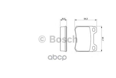 Лот: 14078736. Фото: 1. Колодки тормозные дисковые Bosch... Другое (автозапчасти)