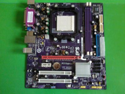 Лот: 6489941. Фото: 1. Материнская плата ECS GeForce6100PM-M2. Материнские платы