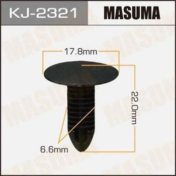 Лот: 11382191. Фото: 1. Клипса крепежная Masuma KJ-2321. Кузов