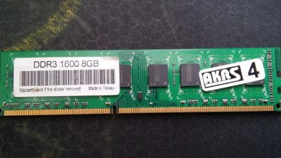 Лот: 6976889. Фото: 1. Оперативная память DDR3/1600/8GB... Оперативная память