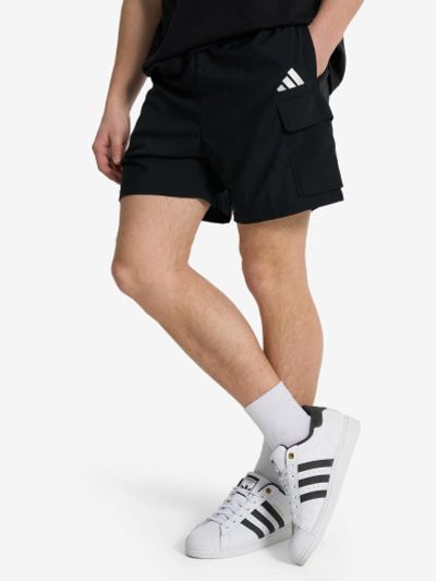 Лот: 25023436. Фото: 1. Шорты мужские adidas, Черный. Шорты
