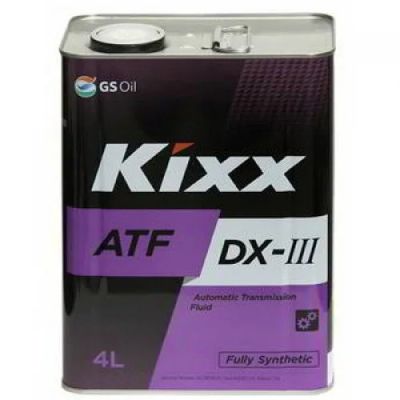 Лот: 14493140. Фото: 1. Kixx ATF DX-III 4L (трансиссионная... Масла, жидкости