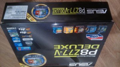 Лот: 5525324. Фото: 1. Материнская плата ASUS P8Z77-V... Материнские платы