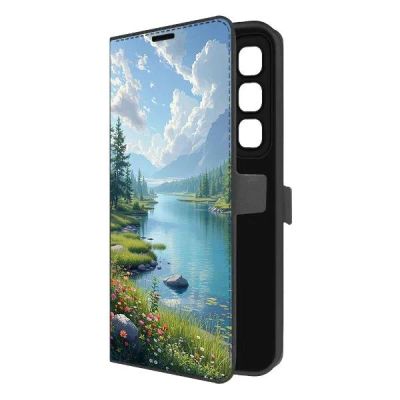 Лот: 25542900. Фото: 1. Чехол Krutoff Eco Book "Наши просторы... Чехлы, бамперы