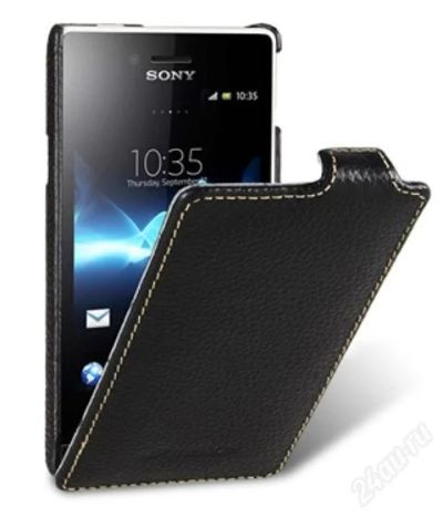 Лот: 12462058. Фото: 1. Чехол Книжка Sony St23 Xperia... Чехлы, бамперы