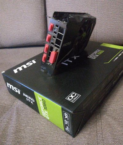 Лот: 12845437. Фото: 1. MSI GeForce GTX 1060. В Furmark... Видеокарты