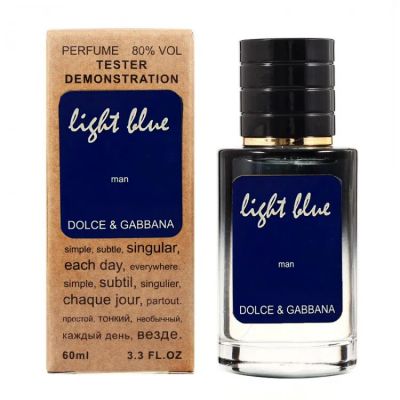 Лот: 19788158. Фото: 1. Dolce&Gabbana Light Blue тестер... Мужская парфюмерия