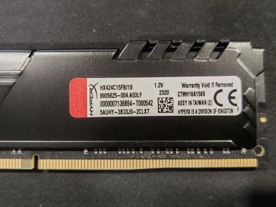 Лот: 25439747. Фото: 1. Оперативная память HyperX DDR4... Оперативная память