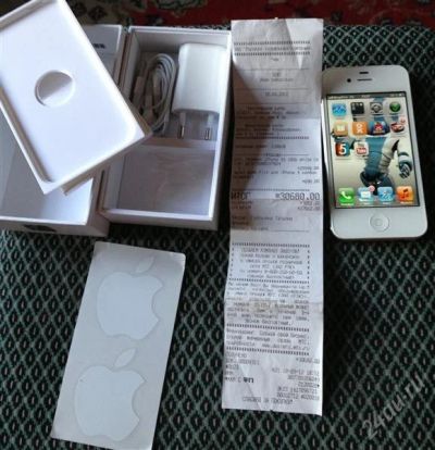 Лот: 2782210. Фото: 1. iPhone 4S 16gb white РСТ. Смартфоны